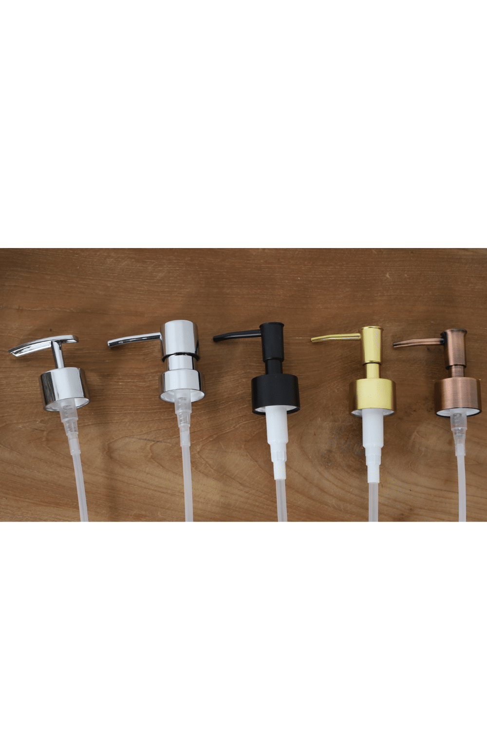 Donker grijs marmer zeeppompje