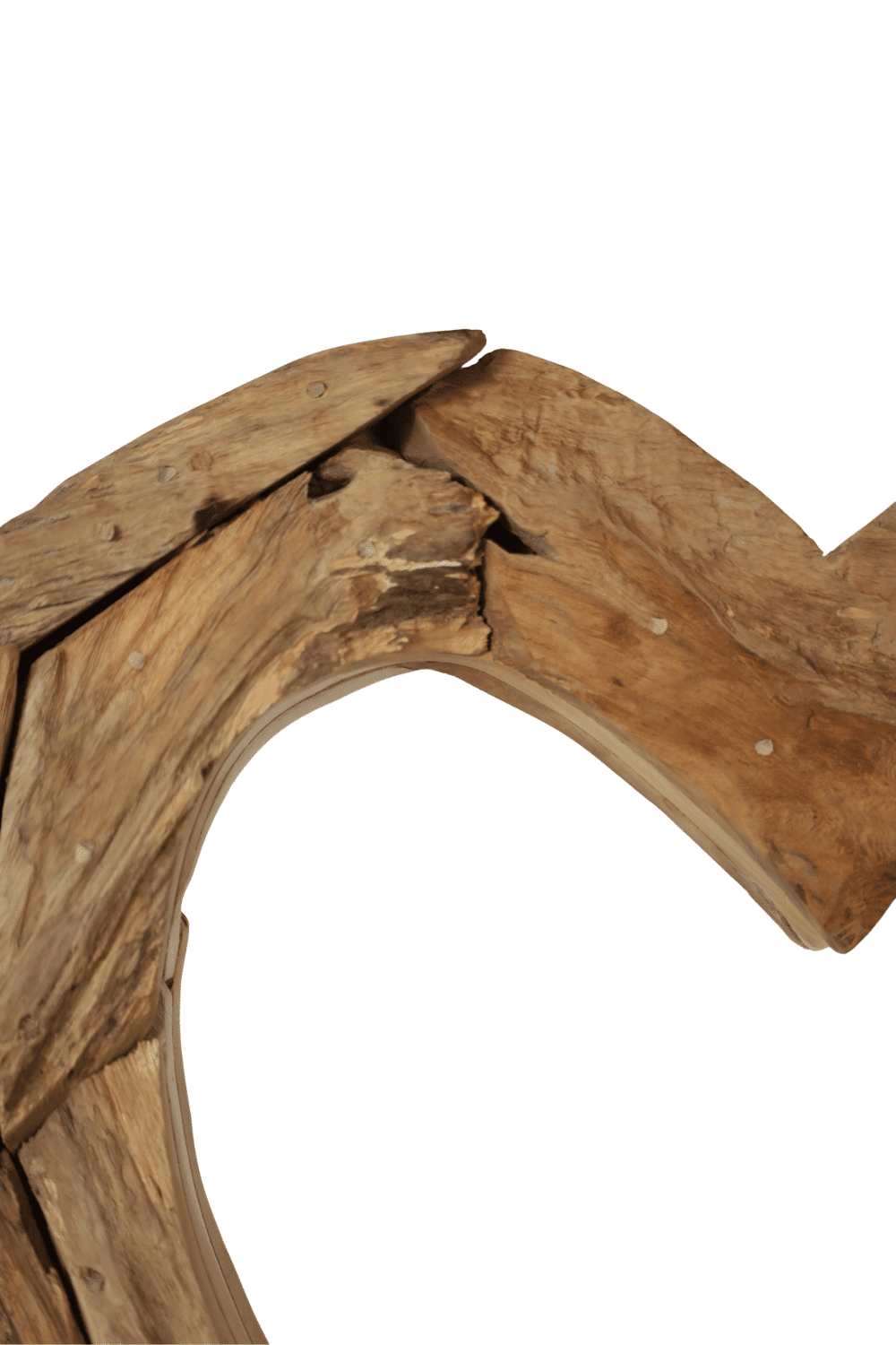 wortel teak hart raamdecoratie