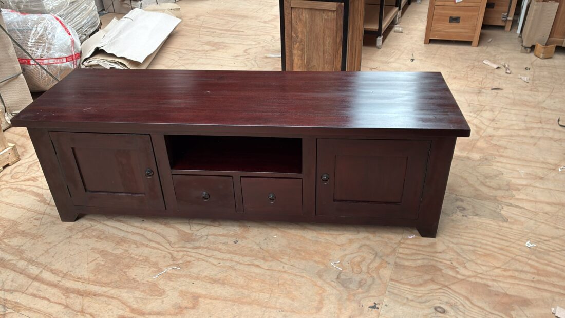 Koloniaal bruin tv meubel tvd 2 160x50x50 cm