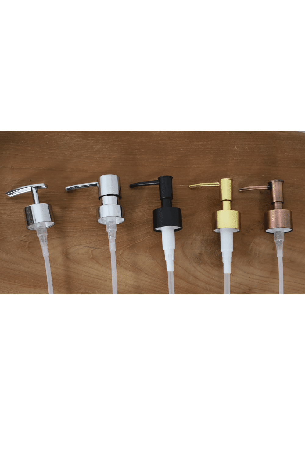 Ruw grijs marmer zeeppompje set met beker en plateau