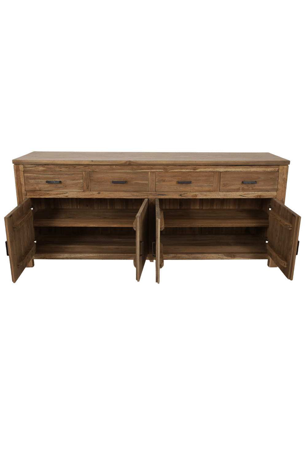 teak houten dressoir 200x46x85 cm