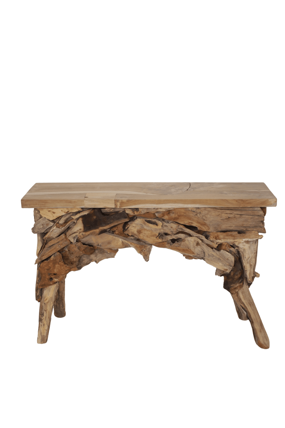 Teak houten side table 120 cm wortel teak