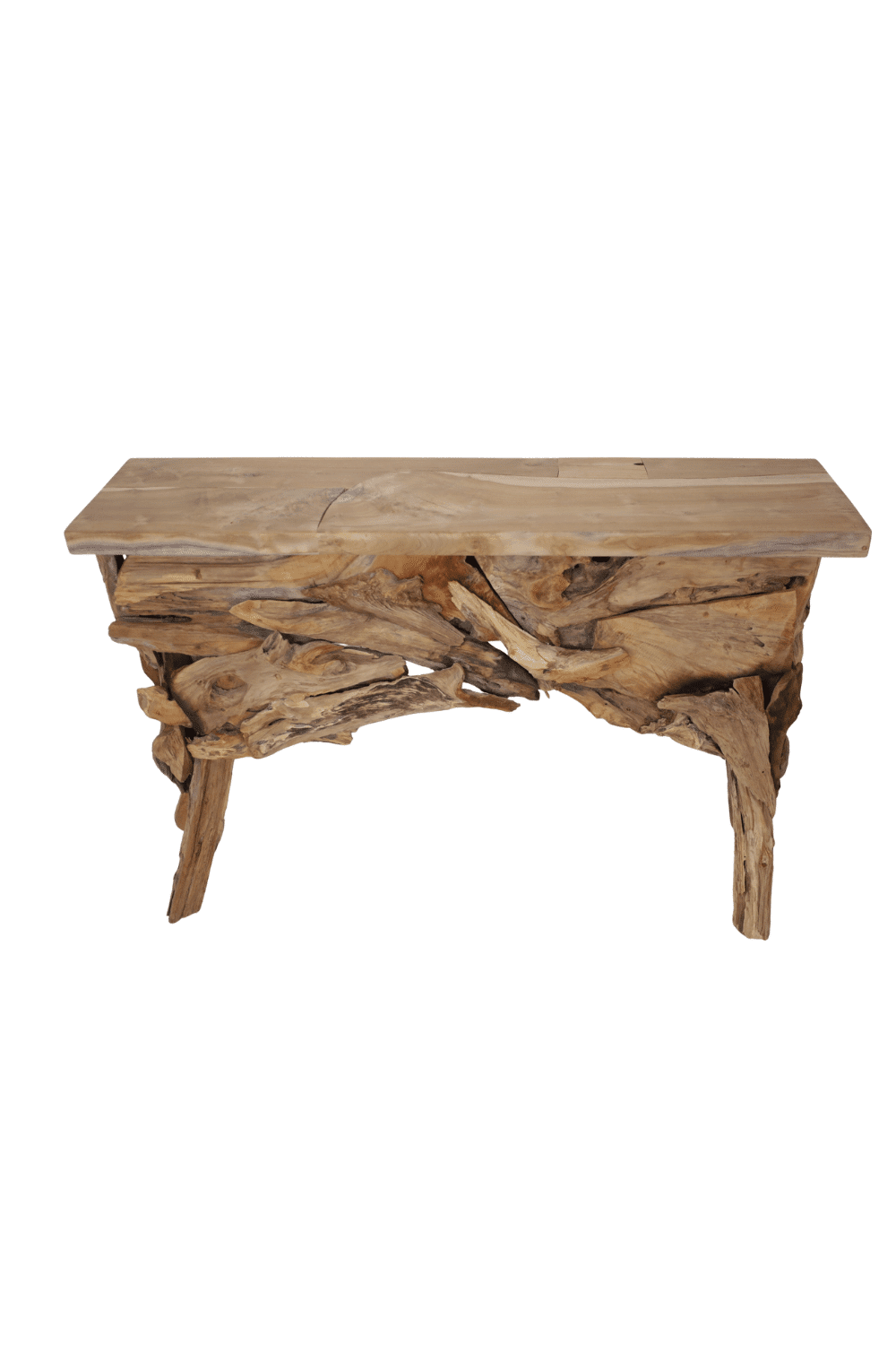 Teak houten side table 120 cm wortel teak