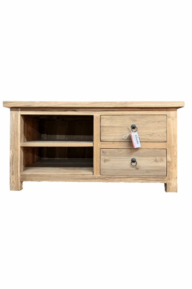 Teak houten tv meubel 100x50x50 cm
