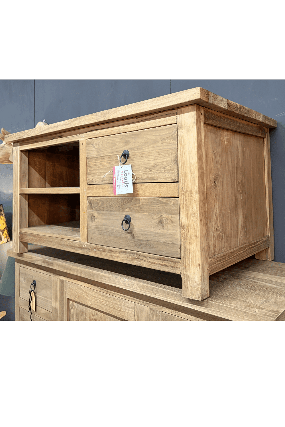 Teak houten tv meubel 100x50x50 cm