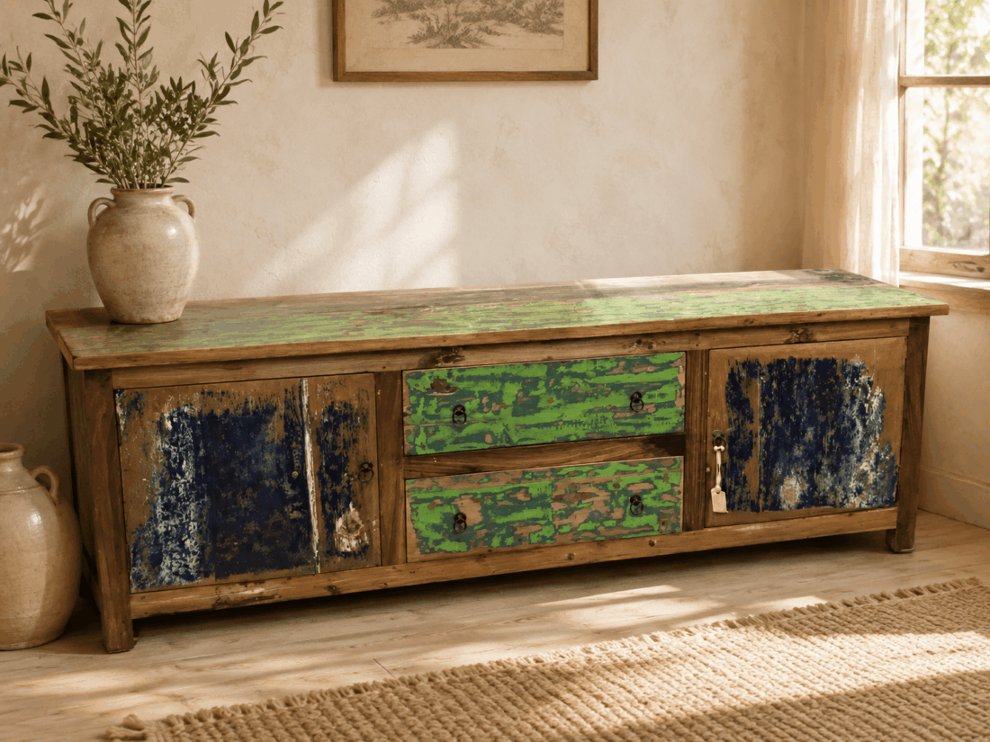 botenhouten-tv-meubel-180x45x60-groen