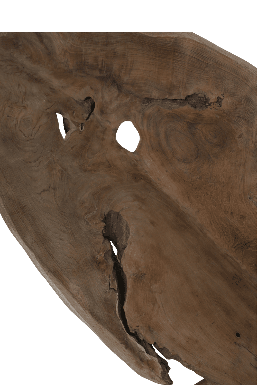 Grote Wortel teak houten tuin bank 210x60x88 cm