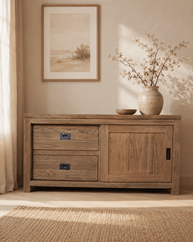 teak hout tvd-9-Tv-meubel-120x50x60-cm-