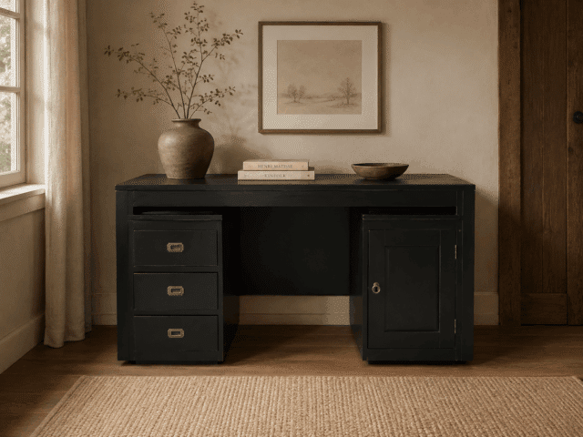 zwart Bureau D7-donker