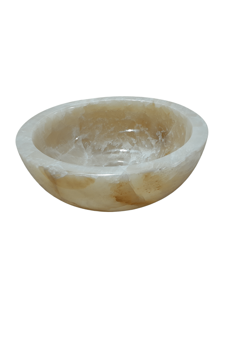Onyx ronde wasbak helemaal gepolijst 40x40x15 cm polish bowl