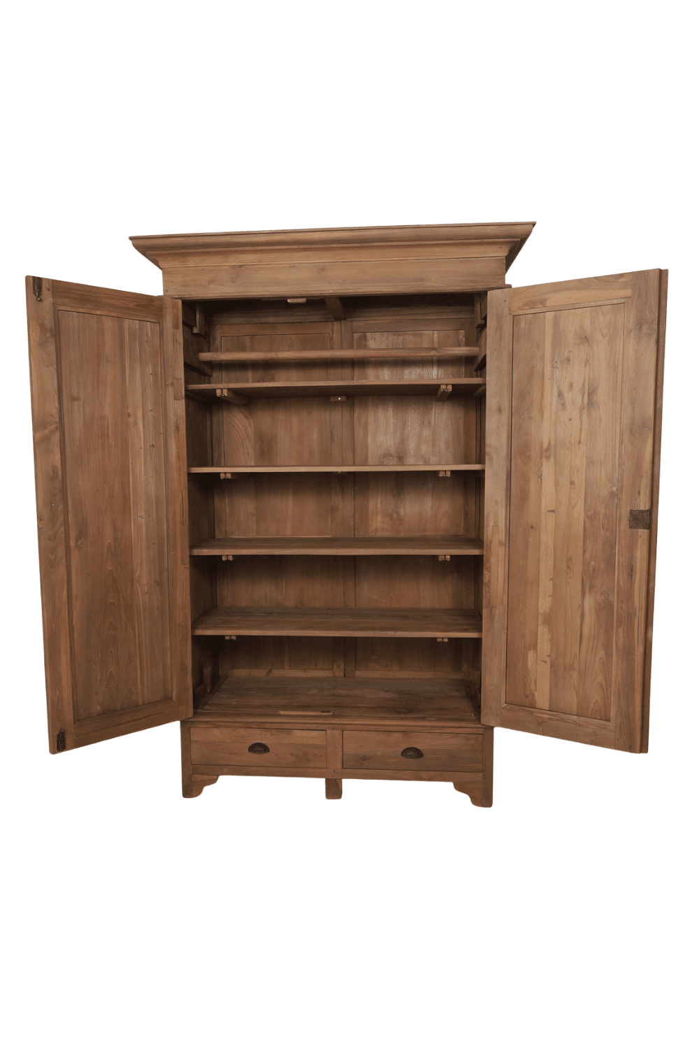 Teak houten kledingkast 140x67x210cm