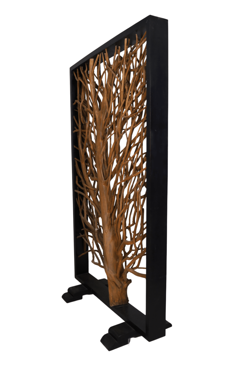 Roomdivider teak hout takken boom 120x53x200 cm Roomdivider teak hout takken boom 120x53x200 cm