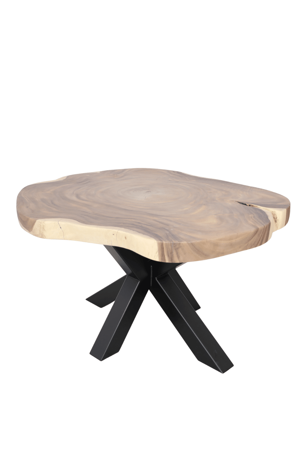 Suar boomstam tafel rond 140x124x79 cm