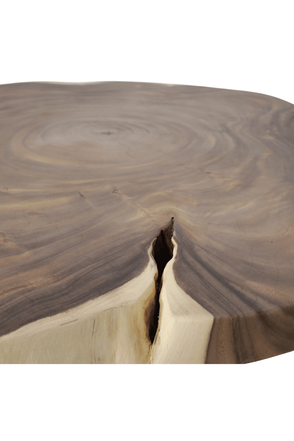 Suar boomstam tafel rond 140x124x79 cm
