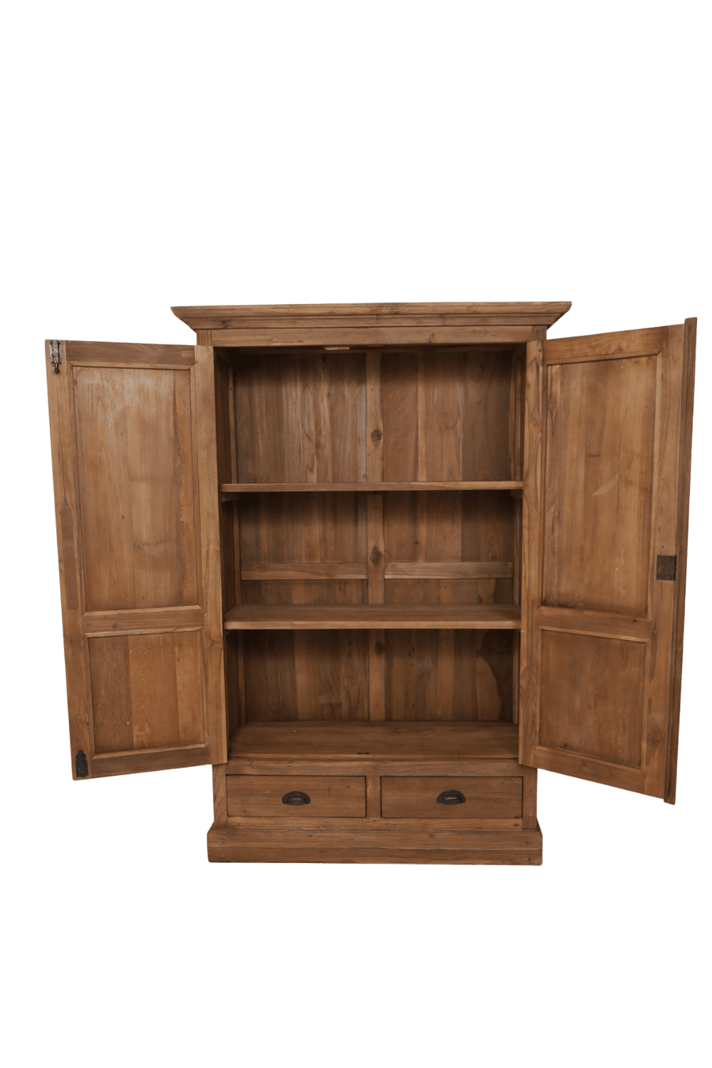 Teak houten meidenkast 100x45,5x150 cm Teak houten meidenkast 100x45,5x150 cm