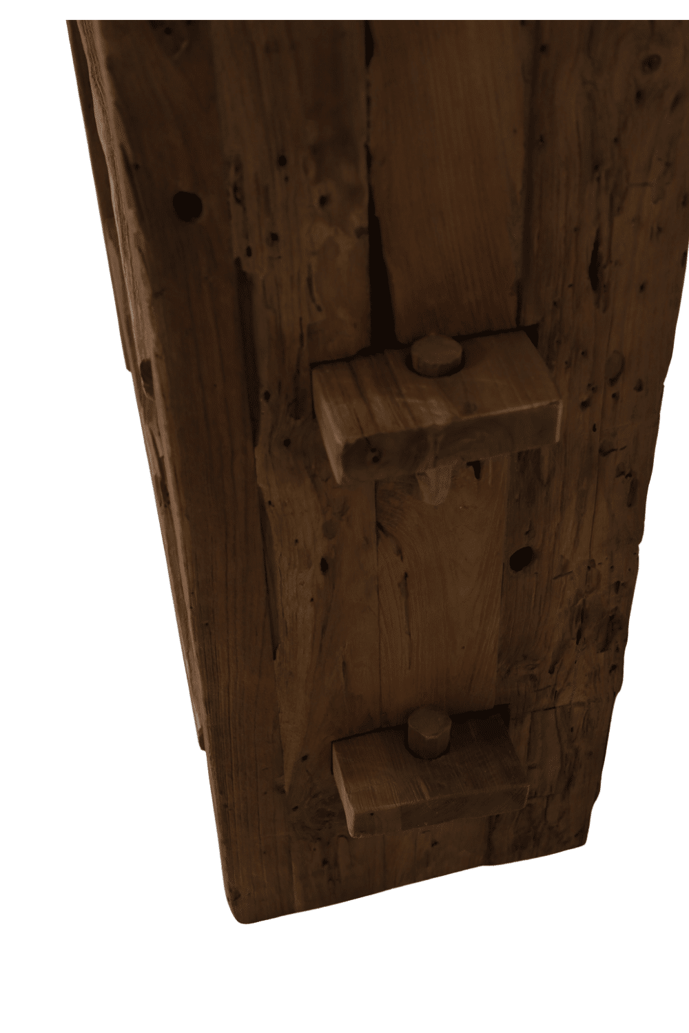 Teak houten rek boekenrek 105x35x200 cm