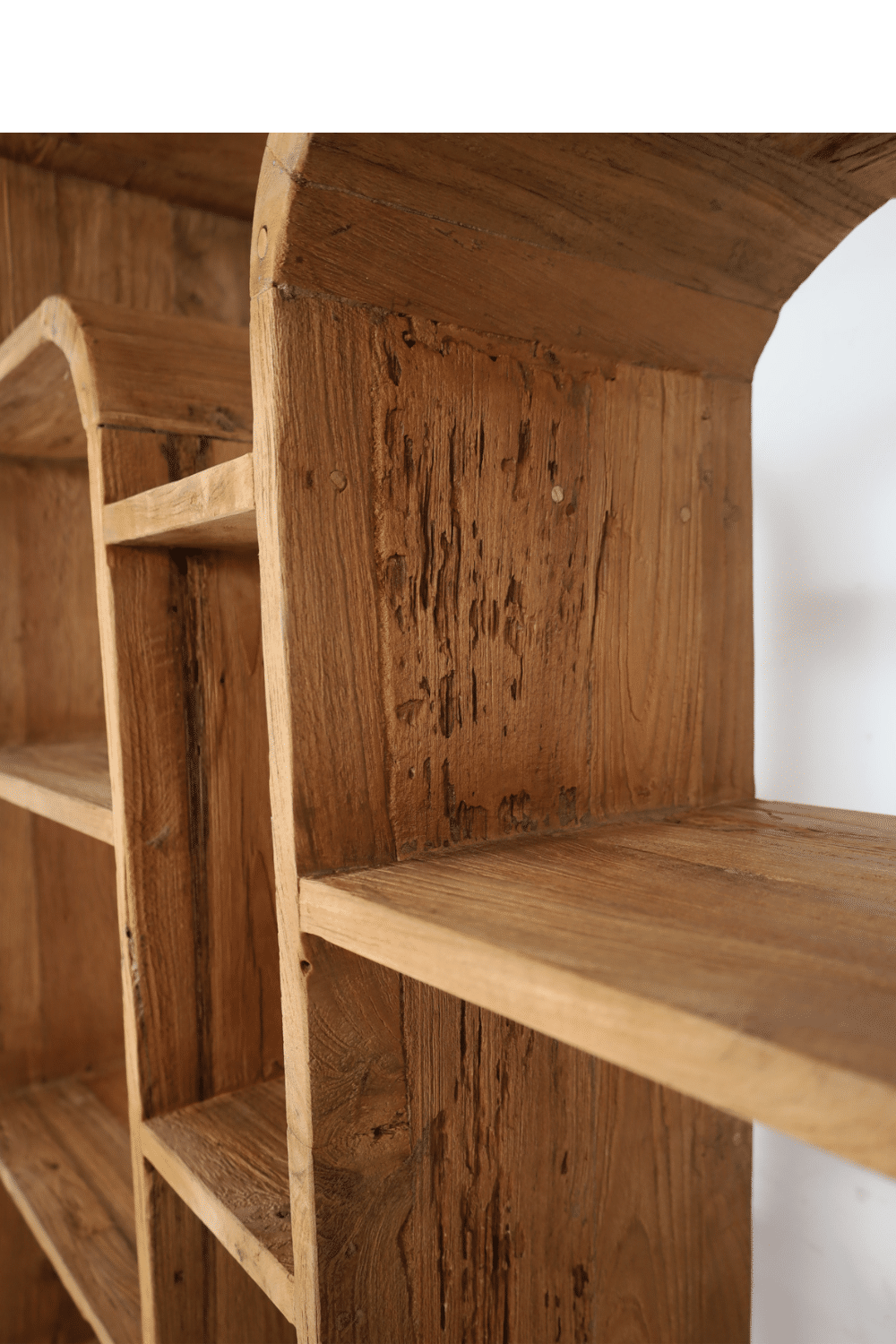 Vakkenkast roomdivider teak hout 140x30x220 cm Vakkenkast roomdivider teak hout 140x30x220 cm