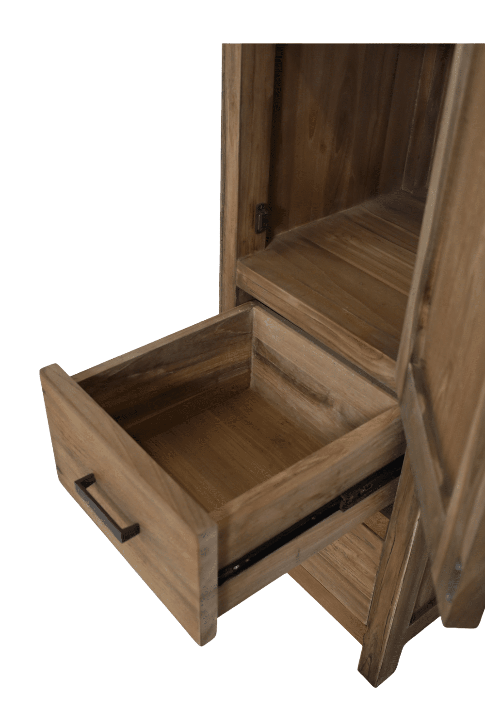 rural teak kolomkast 40x40x200 cm