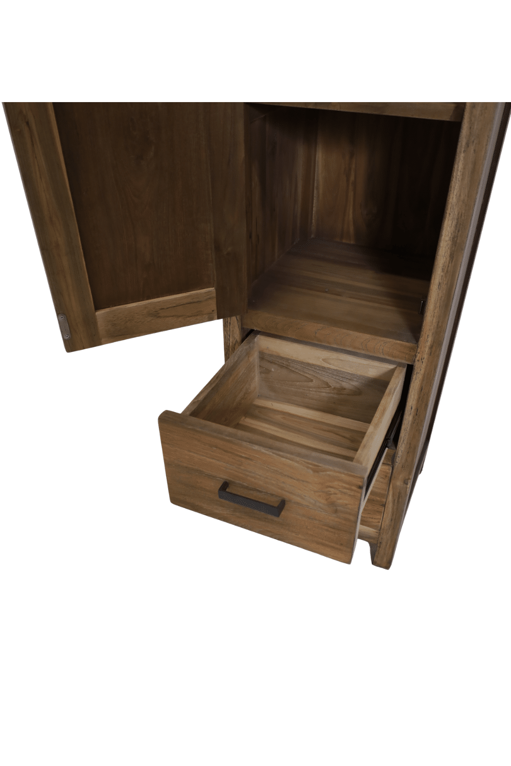 rural teak kolomkast 40x40x200 cm