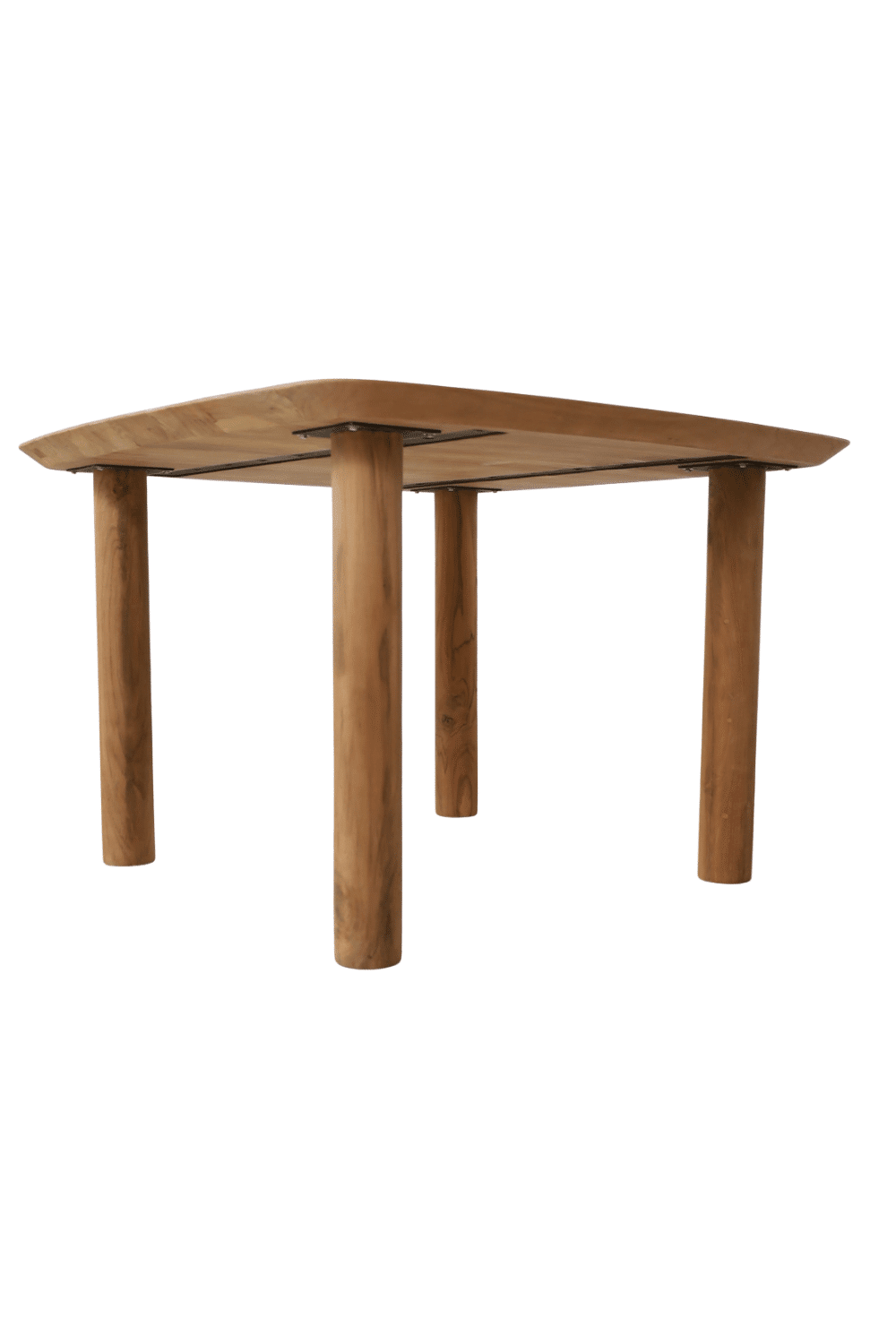 teak houten 4 persoons eettafel vierkant deens ovaal 120x120x79 cm teak houten 4 persoons eettafel vierkant deens ovaal 120x120x79 cm
