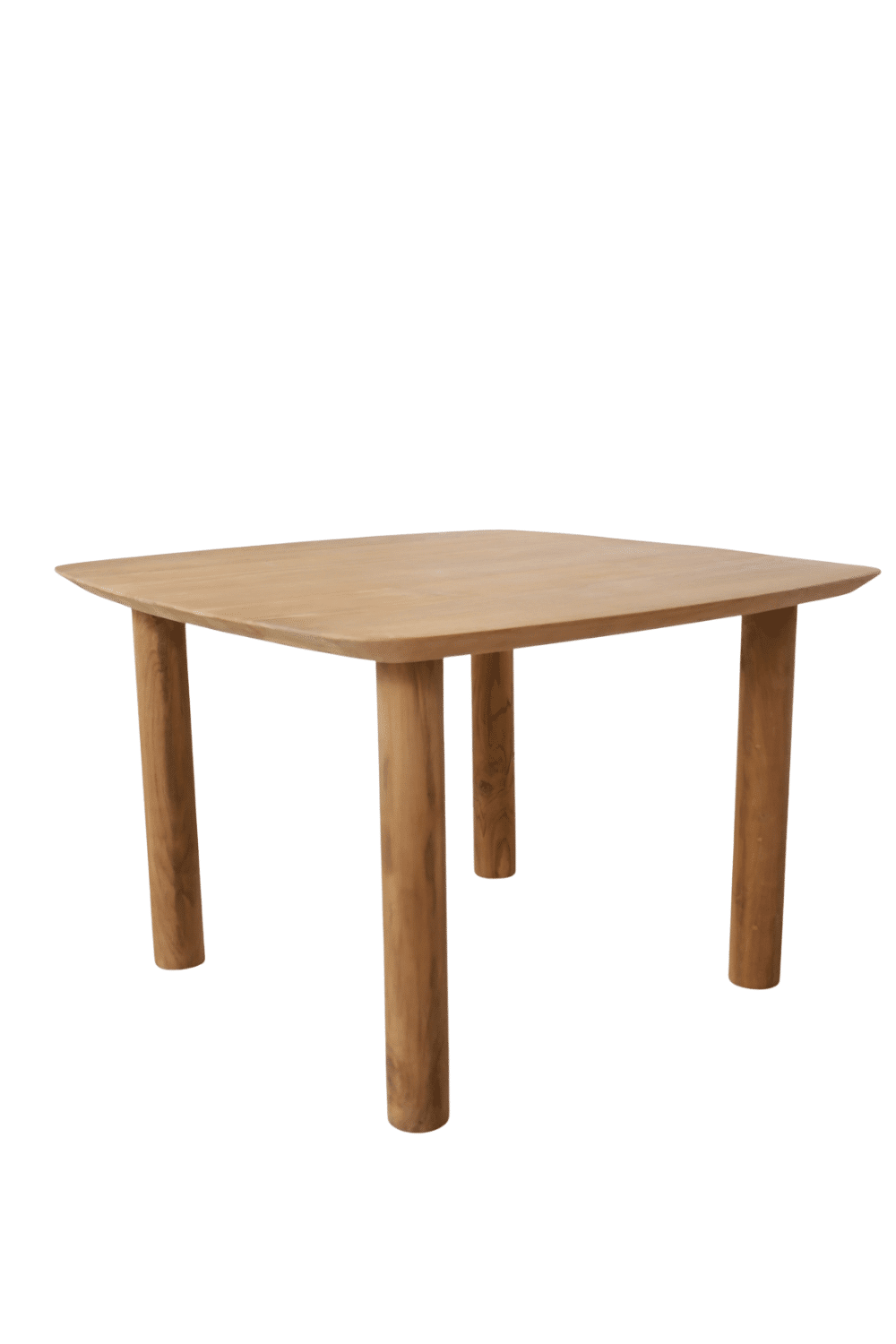 teak houten 4 persoons eettafel vierkant deens ovaal 120x120x79 cm teak houten 4 persoons eettafel vierkant deens ovaal 120x120x79 cm