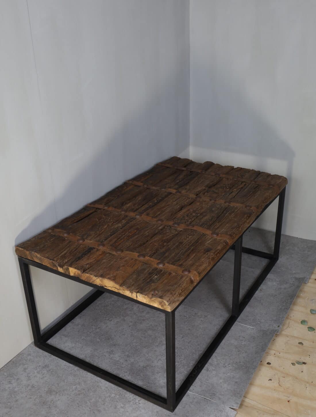 stoere landelijke salontafel deur salontafel 150x80 cm