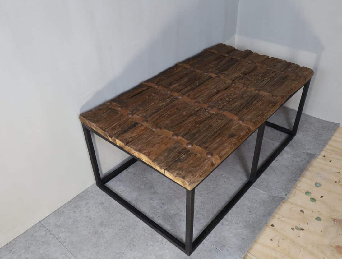 stoere landelijke salontafel deur salontafel 120x70 cm