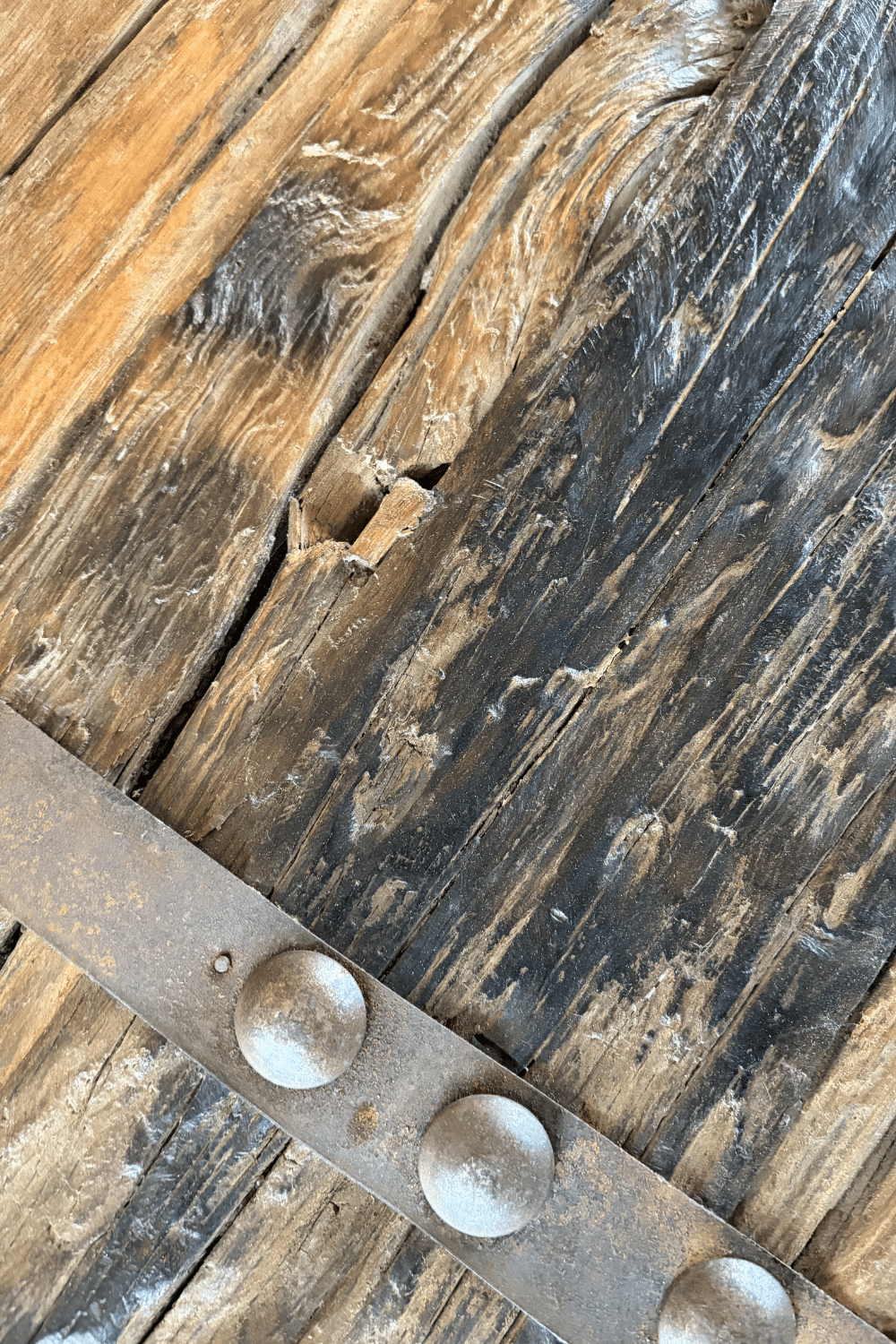Landelijke salontafel deur salontafel oud ruw hout 100x50x50 cm