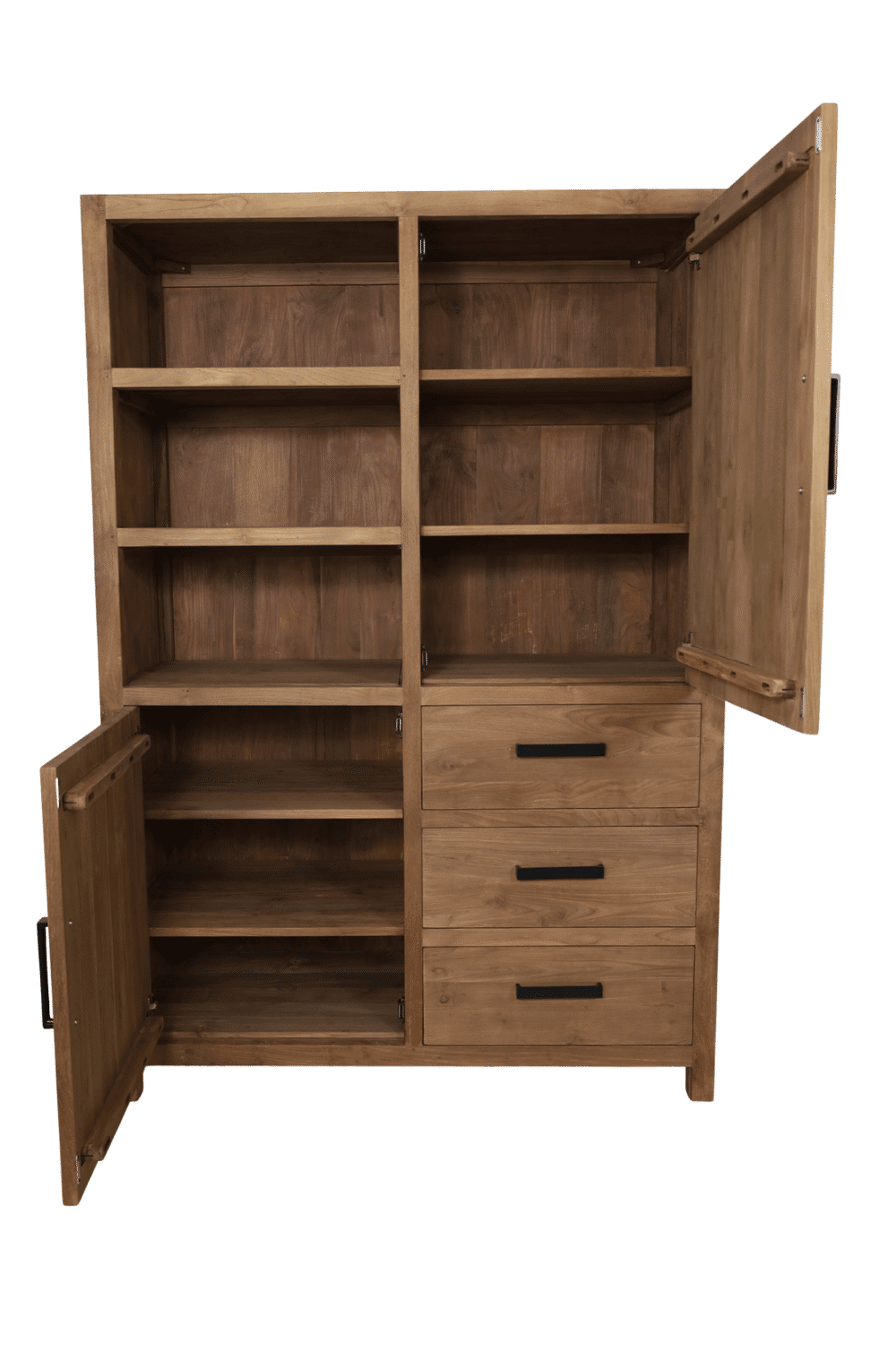 Teak Houten Opbergkast Block 130 Cm Teak Houten Opbergkast Block 130 Cm