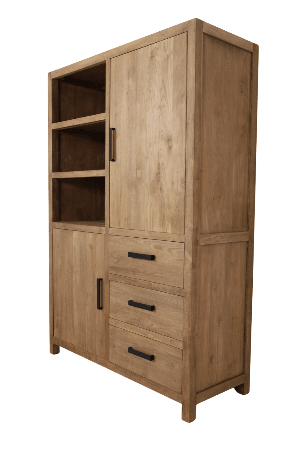 Teak Houten Opbergkast Block 130 Cm Teak Houten Opbergkast Block 130 Cm