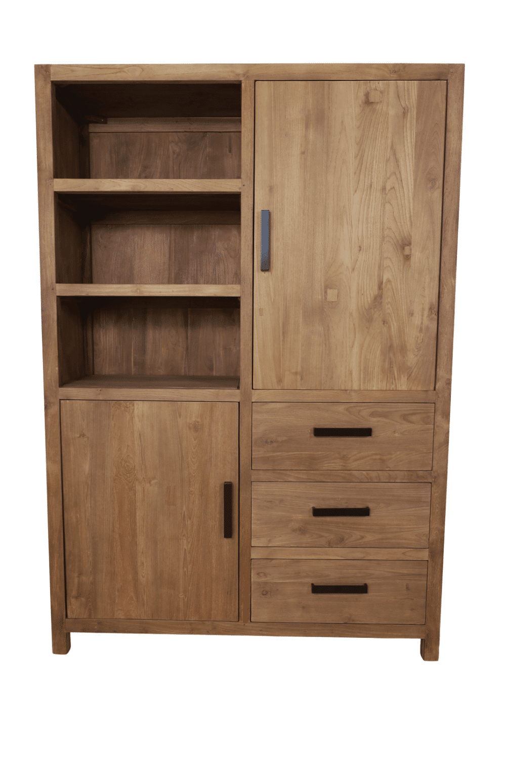 Block kast teak hout 130x50x190 cm Block kast teak hout 130x50x190 cm