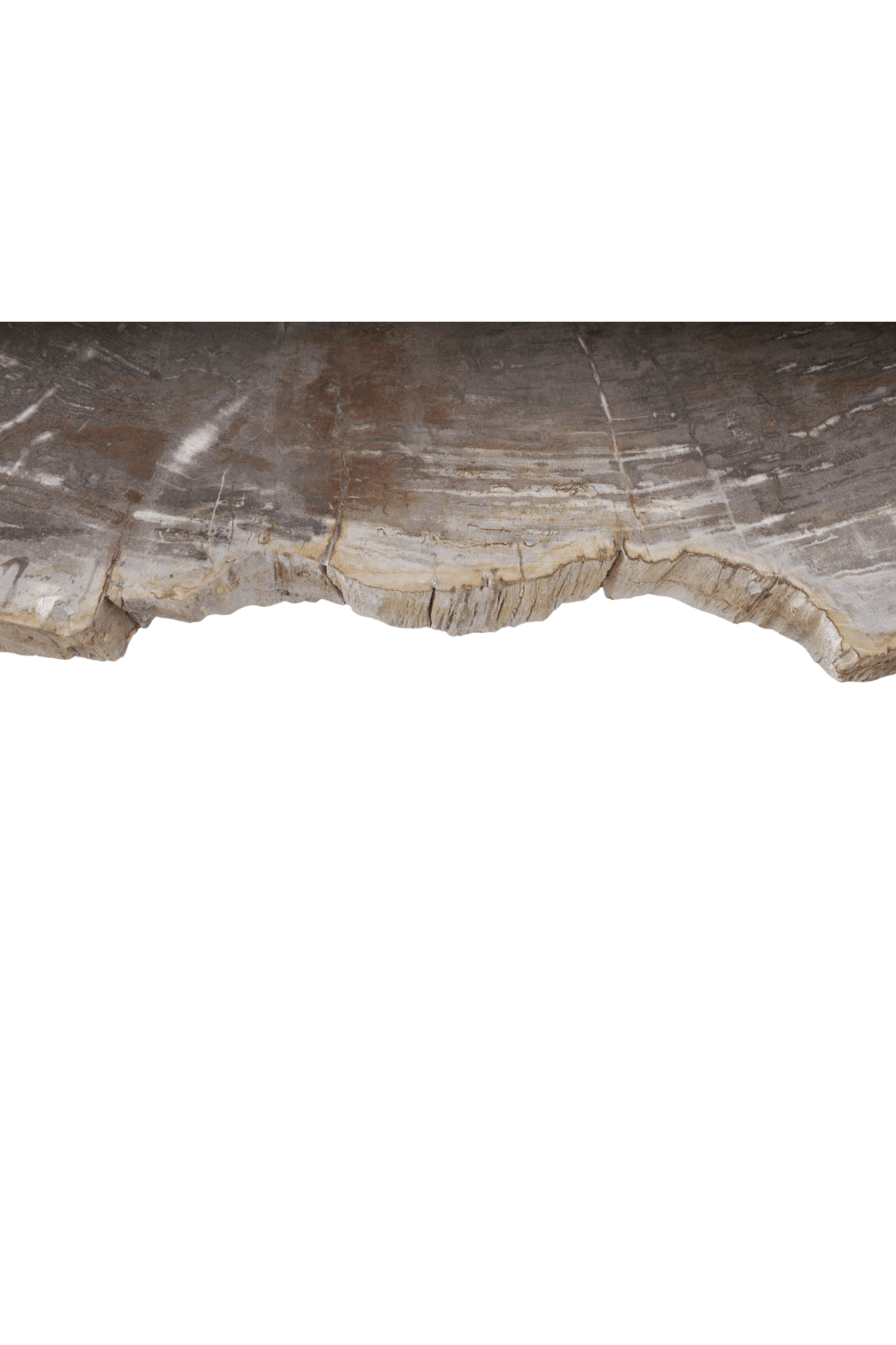 Luxe versteend houten grote salontafel 174 x 109x 8 cm