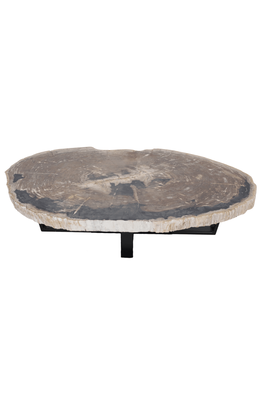 Luxe versteend houten grote salontafel 174 x 109x 8 cm