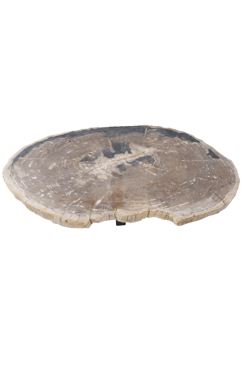 Luxe versteend houten grote salontafel 174 x 109x 8 cm