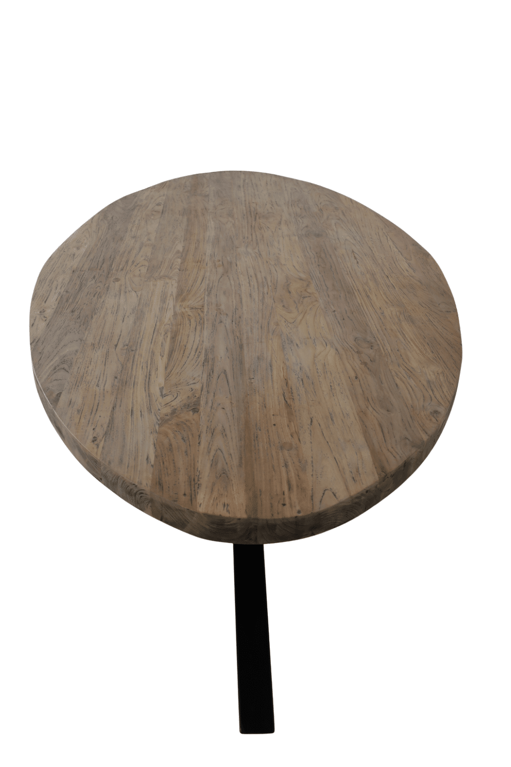 Massief teak houten ovale tafel 217x110x78 cm