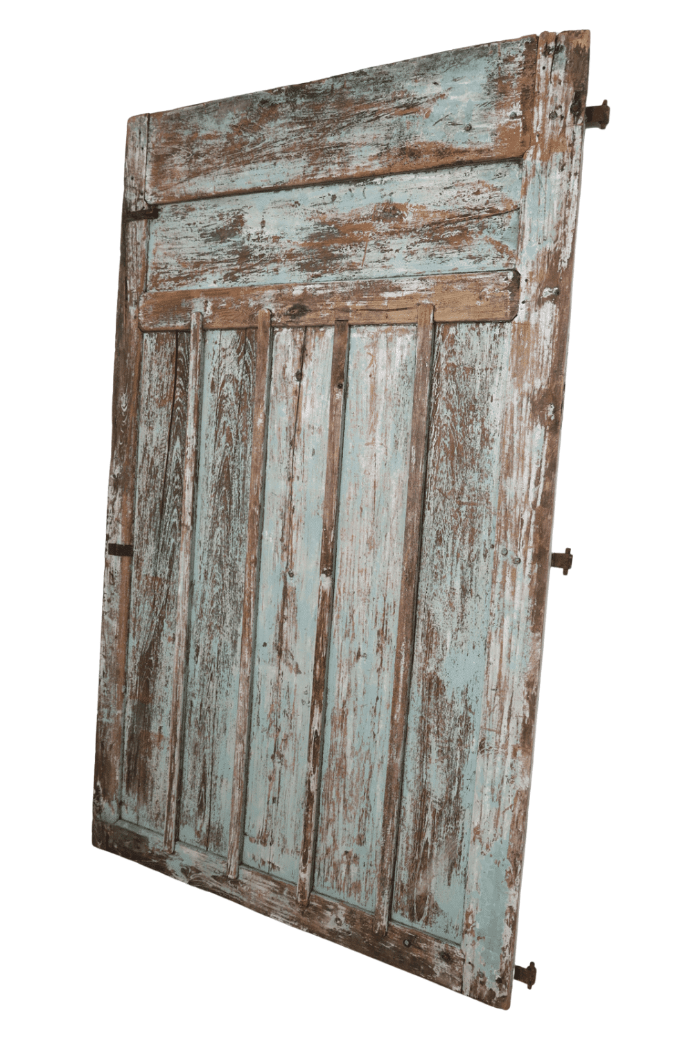 Oude deur teak hout 147x235x3 cm