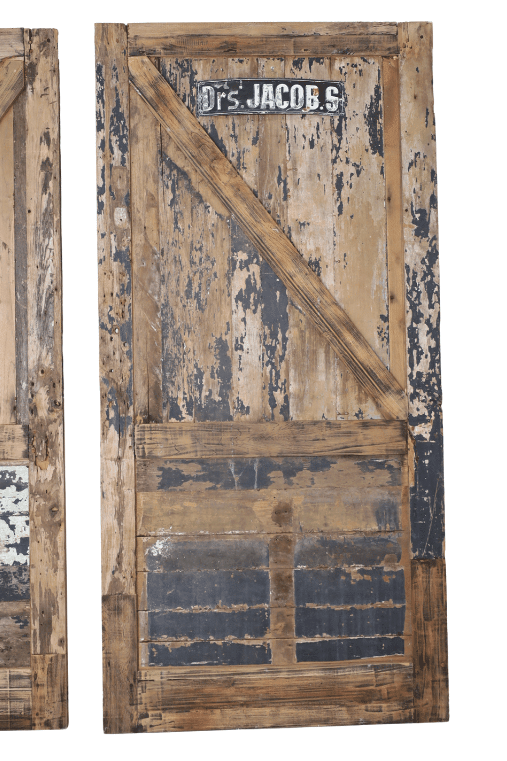 Oude stal boerderij deuren teak hout 115x237x3,5 cm Oude stal boerderij deuren teak hout 115x237x3,5 cm