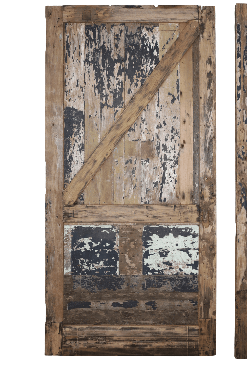 Oude stal boerderij deuren teak hout 115x237x3,5 cm Oude stal boerderij deuren teak hout 115x237x3,5 cm