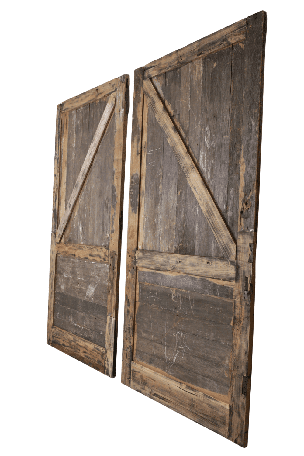 Oude stal boerderij deuren teak hout 115x237x3,5 cm Oude stal boerderij deuren teak hout 115x237x3,5 cm