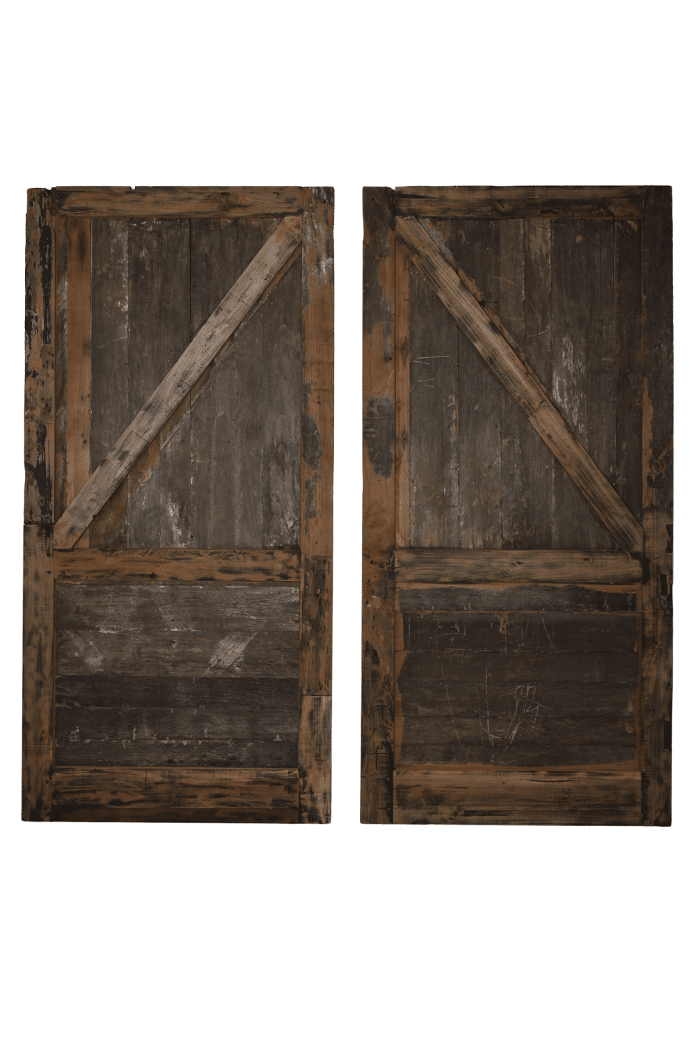 Oude stal boerderij deuren teak hout 115x237x3,5 cm Oude stal boerderij deuren teak hout 115x237x3,5 cm