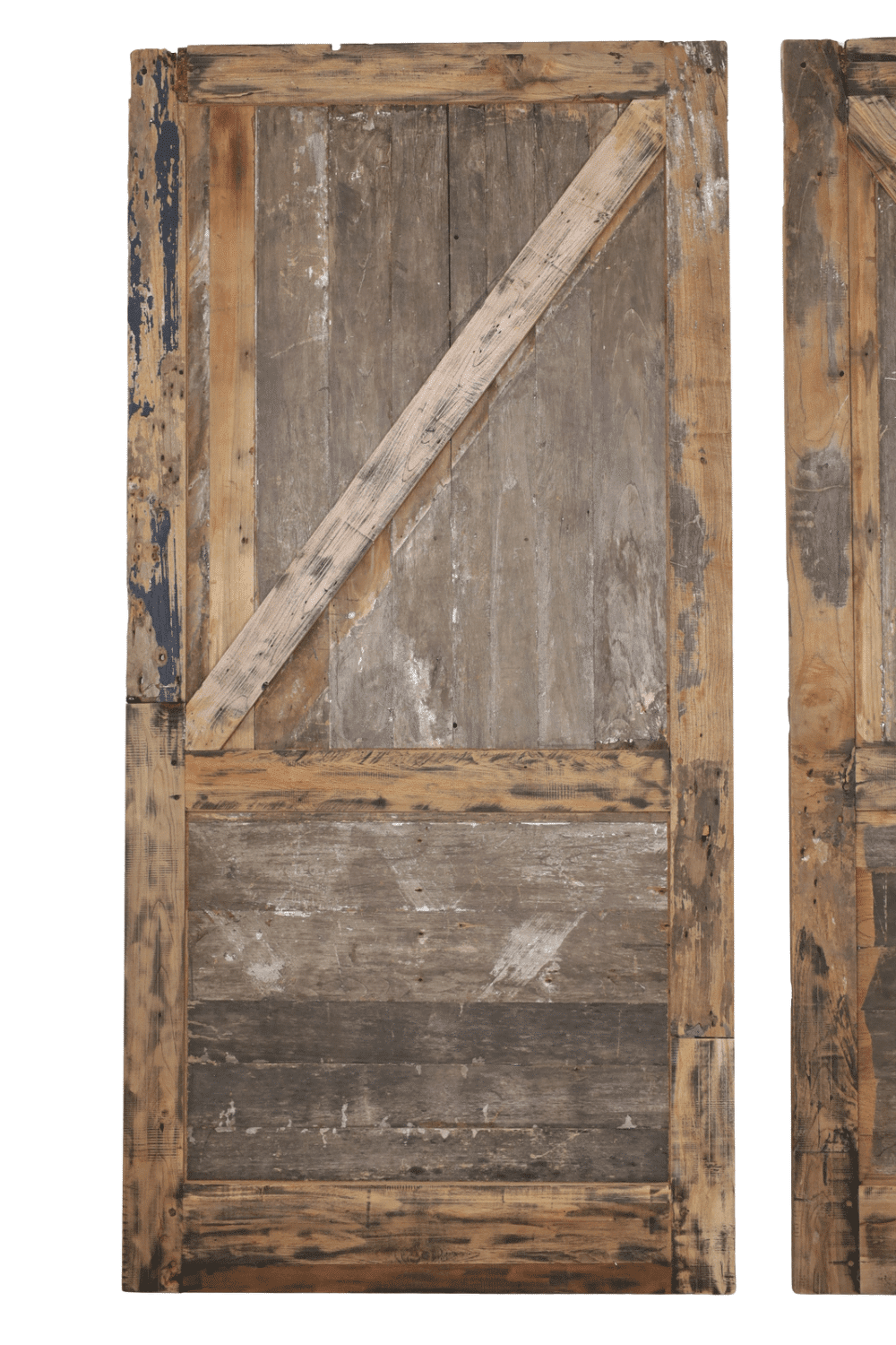 Oude stal boerderij deuren teak hout 115x237x3,5 cm Oude stal boerderij deuren teak hout 115x237x3,5 cm