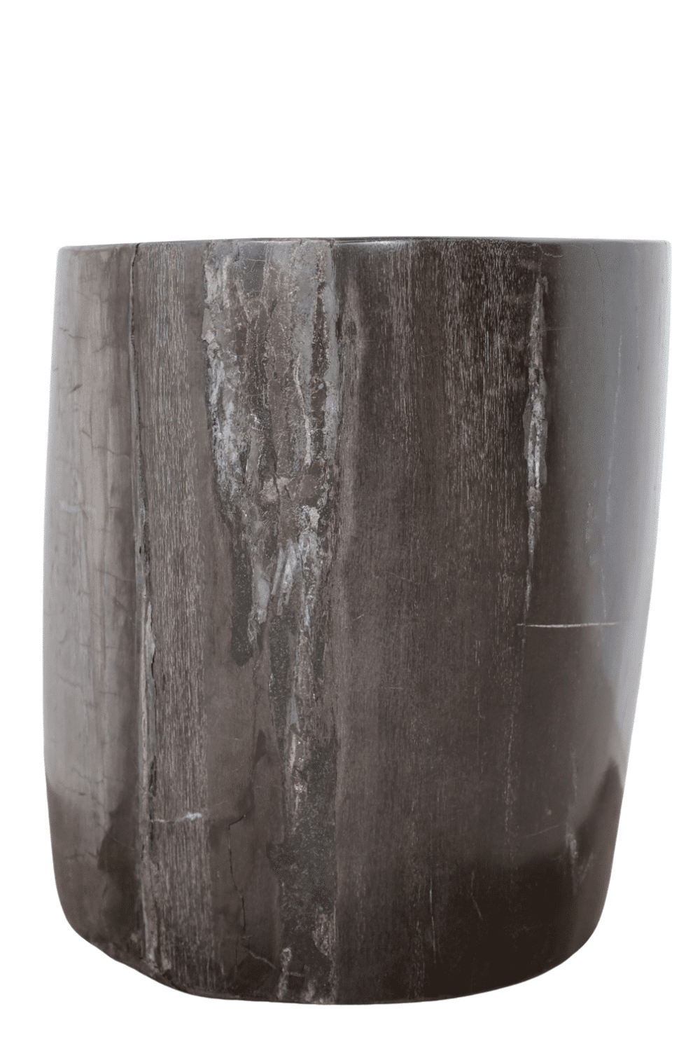 zwarte Versteend houten poef 31x30,5x35 cm zwarte Versteend houten poef 31x30,5x35 cm