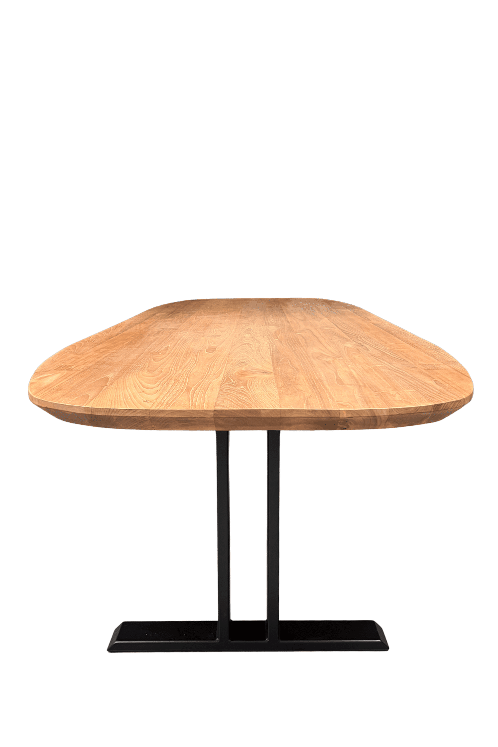 teak houten deens ovale tafel met I poten 300x110x77 cm teak houten deens ovale tafel met I poten 300x110x77 cm