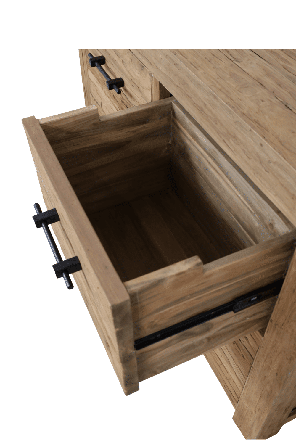 Badkamermeubel teak houten ladekast 4 lade 120x45x85 cm