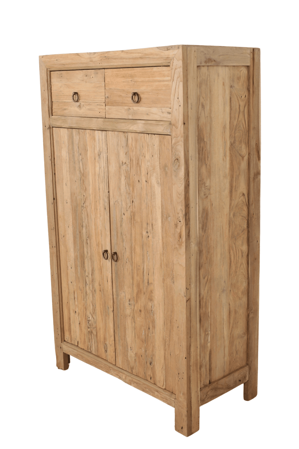Meidenkast teak hout chinees model super rustiek 90x45x152 cm Meidenkast teak hout chinees model super rustiek 90x45x152 cm