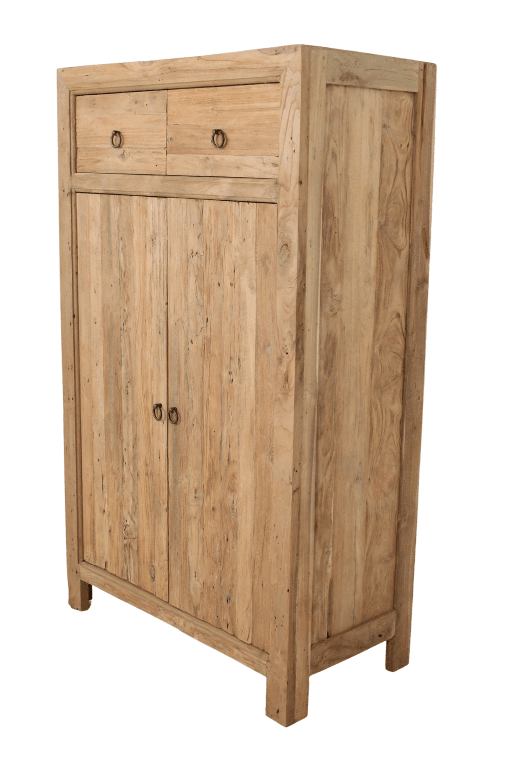 Meidenkast teak hout chinees model super rustiek 90x45x152 cm Meidenkast teak hout chinees model super rustiek 90x45x152 cm