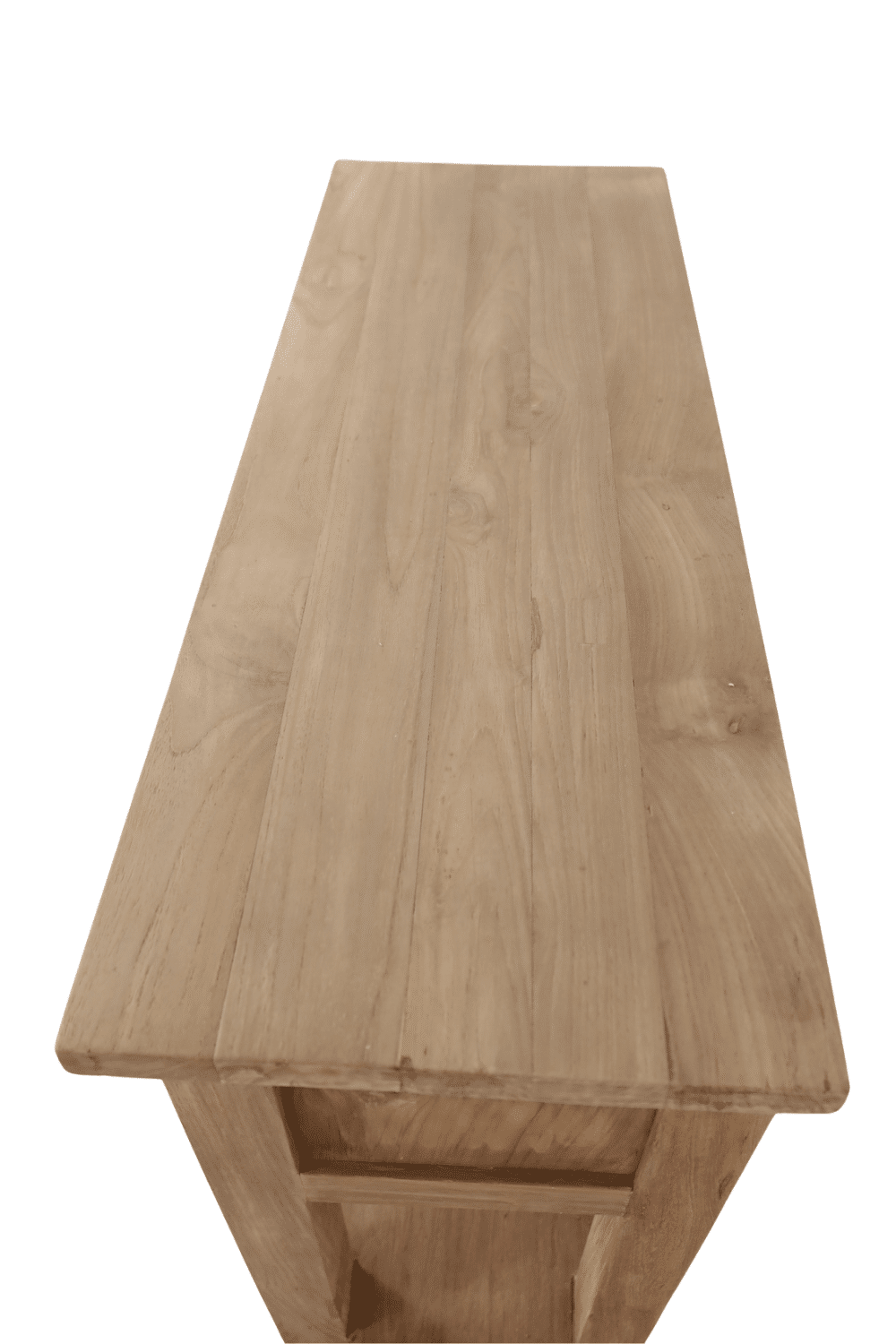 Side table teak hout met 2 lades en onderblad Side table teak hout met 2 lades en onderblad