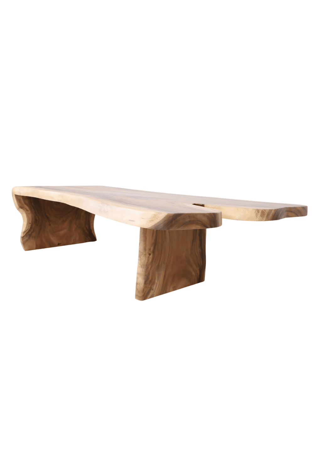 unieke tafel uit een stuk grote stoere boomstam tafel Suar houten waterval tafel boomstamtafel 300x158x78 cm unieke tafel uit een stuk grote stoere boomstam tafel Suar houten waterval tafel boomstamtafel 300x158x78 cm