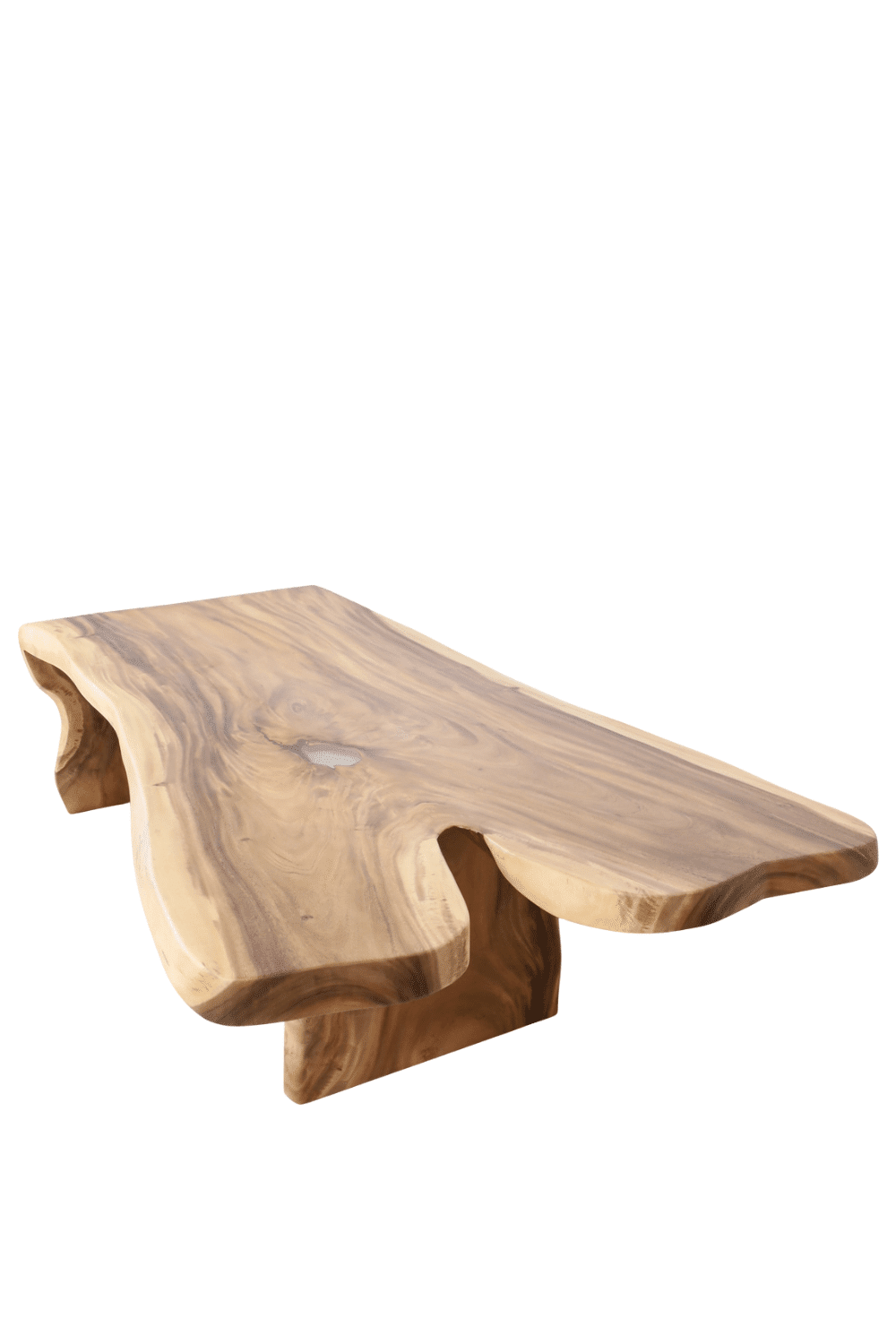 unieke tafel uit een stuk grote stoere boomstam tafel Suar houten waterval tafel boomstamtafel 300x158x78 cm unieke tafel uit een stuk grote stoere boomstam tafel Suar houten waterval tafel boomstamtafel 300x158x78 cm