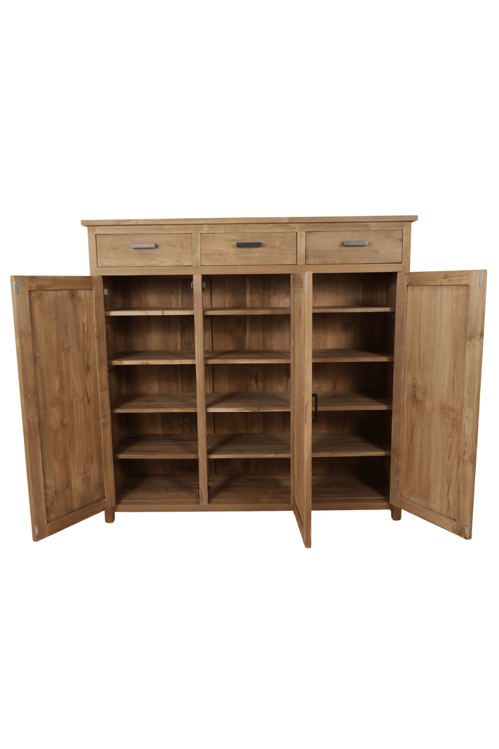 teak houten gangkast Schoenenkast opbergkast 156x45x150 cm teak houten gangkast Schoenenkast opbergkast 156x45x150 cm